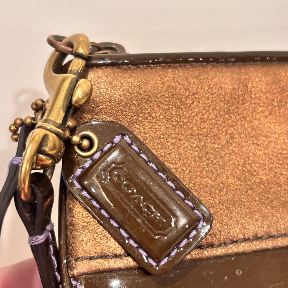 COACH Patchwork Corner Zip Wristlet - image 4